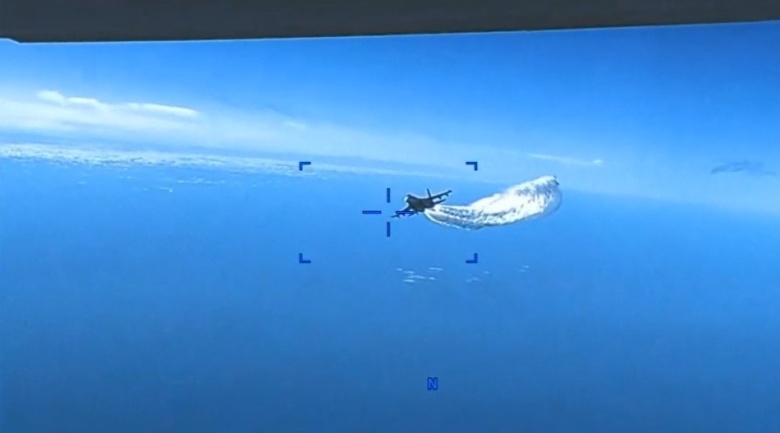 Кадр из видео Пентагона об инциденте в Черном море