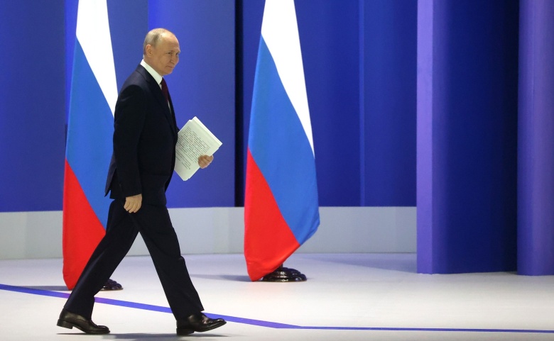 Накануне годовщины вторжения Владимир Путин выступил с посланием федеральному собранию, которое в прошлом году не состоялось