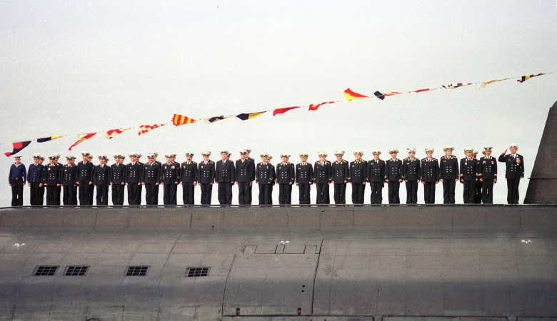 Члены экипажа подводной лодки «Курск», 2000. Фото: WAW / CLH / Reuters