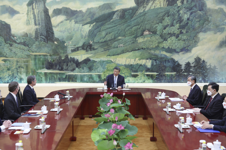 Встреча председателя КНР Си Цзиньпина с госсекретарем США Энтони Блинкеном, Пекин, 19 июня 2023 года