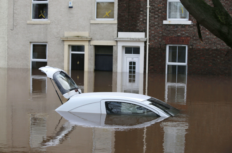 Наводнение в Англии.