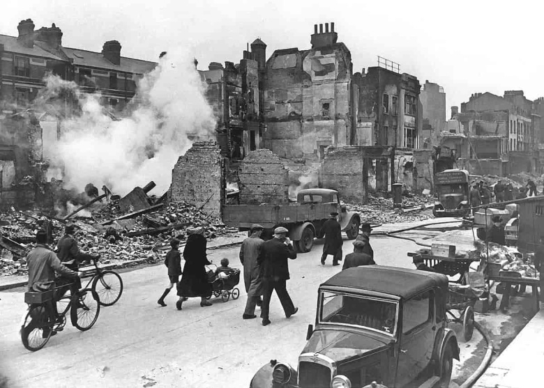 Лондонские улицы во время "Блица", 1940–1941 гг.