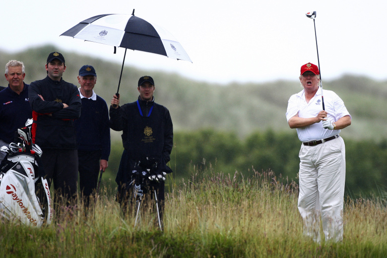 Дональд Трамп в Абердине, Шотландия. Фото: David Moir / Reuters