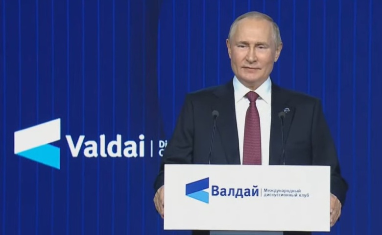 Владимир Путин, 27 октября 2022 года