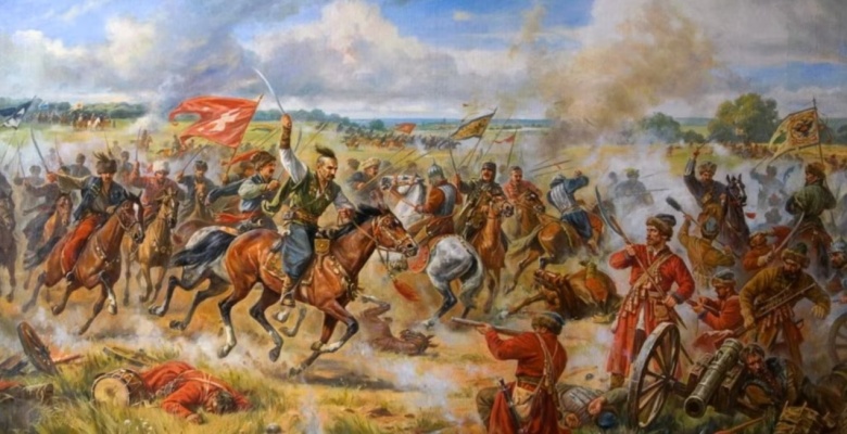Конотопская битва, картина Артура Орлёнова
