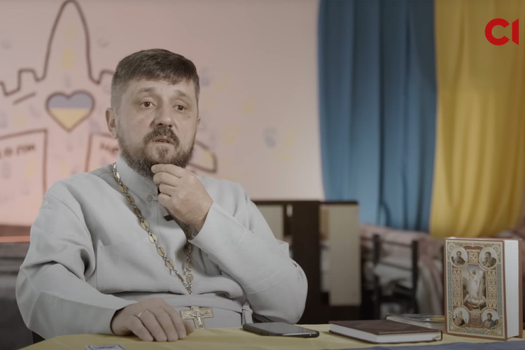 Украинский священник Сергей Чудинович, которого пытали российские военные