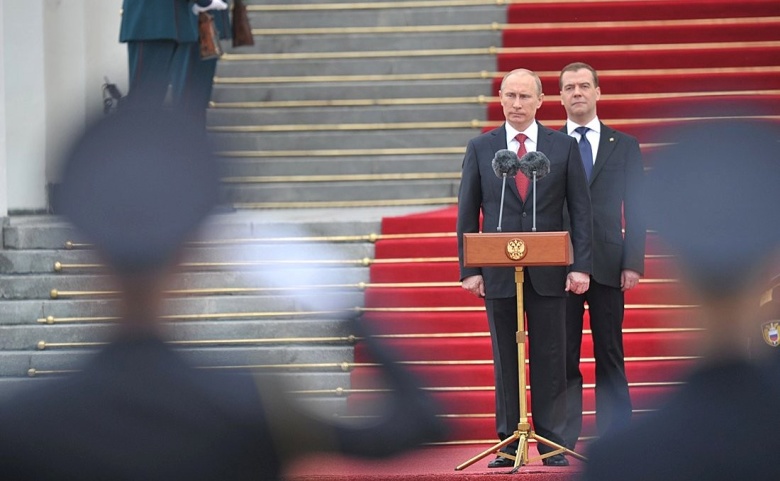 Владимир Путин вступает в должность президента, 7 мая 2012 года. Фото: Kremlin.ru