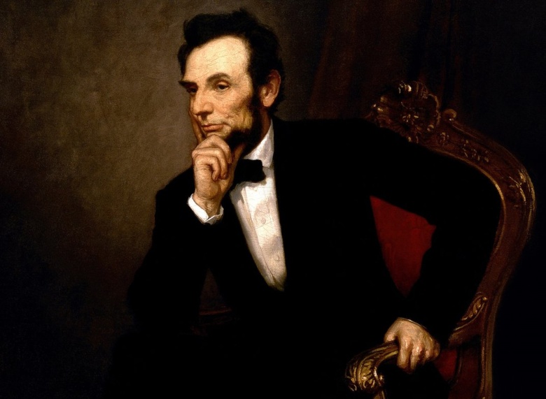 Авраам Линкольн, 16-й президент США. Портрет кисти Джорджа Хейли.