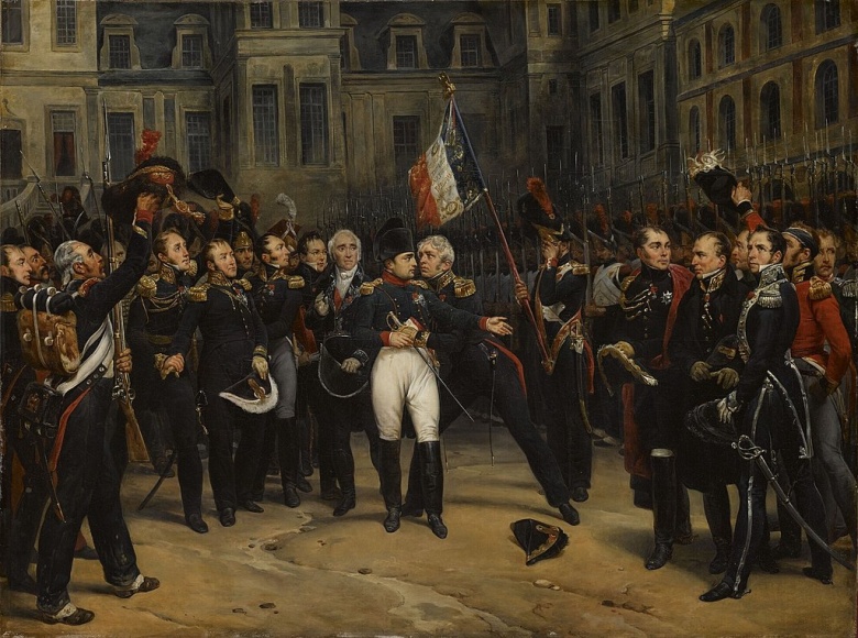 Наполеон прощается с Национальной гвардией