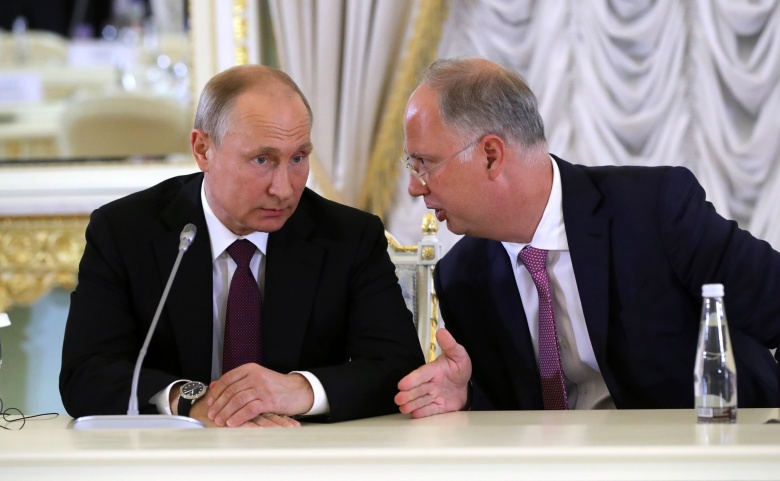 Владимир Путин и Кирилл Дмитриев, 2018 год. Фото: Kremlin.ru