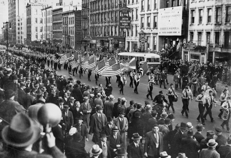 Парад Германо-американского союза в Нью-Йорке, 30 октября 1939