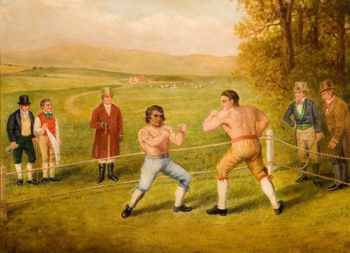 W Allen, A Birmingham Prize Fight, 1789 / unsplash.com