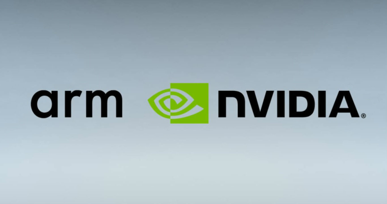 Логотип Arm  NVIDIA.