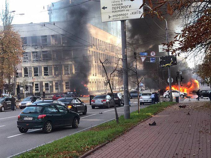 Взрывы в Киеве 10 октября 2022 года