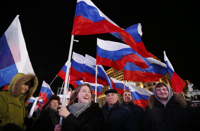 Митинг на Манежной площади в Москве. Фото: David Mdzinarishvili / Reuters