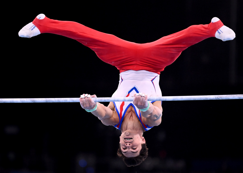 Гимнаст Артур Далалоян во время выступления на Олимпиаде в Токио. Фото: Marijan Murat / DPA / Global Look Press