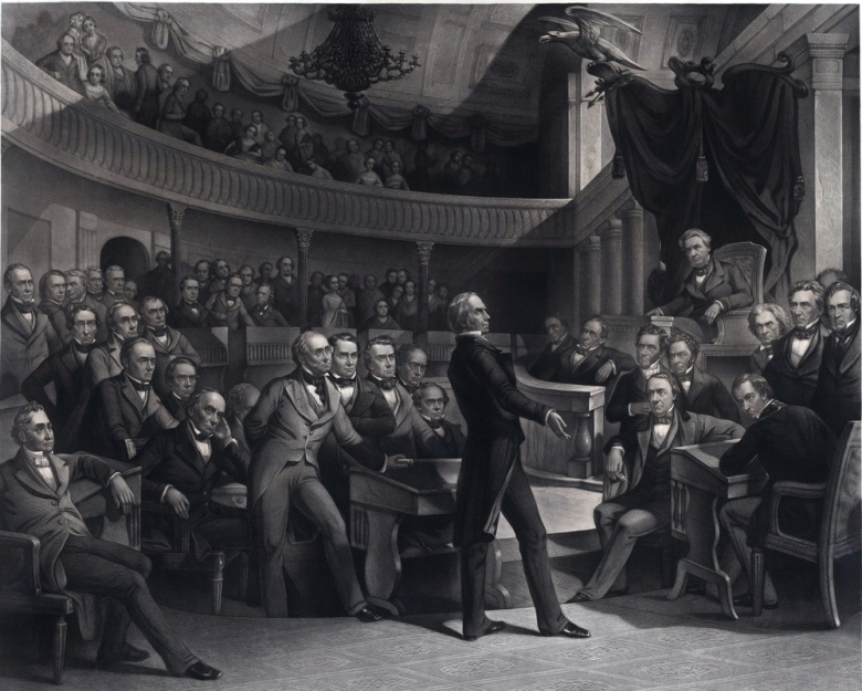 Конгресс США в начале XIX века. Иллюстрация: wikipedia.org