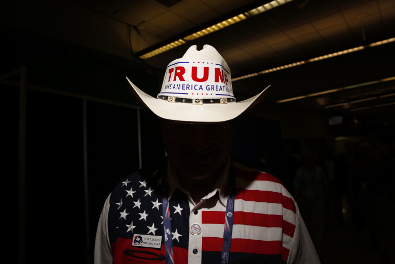 Предвыборная кампания Дональда Трампа. Фото: Daniel Acker / Bloomberg / Getty Images