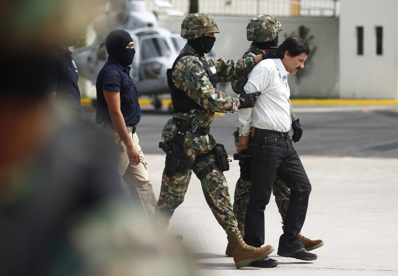 Арест наркобарона Хоакина Гусмана в феврале 2014 года. Фото: Edgard Garrido / Reuters