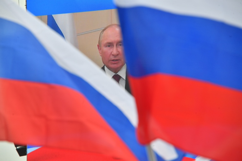Празднование Дня российского флага в 2022  году