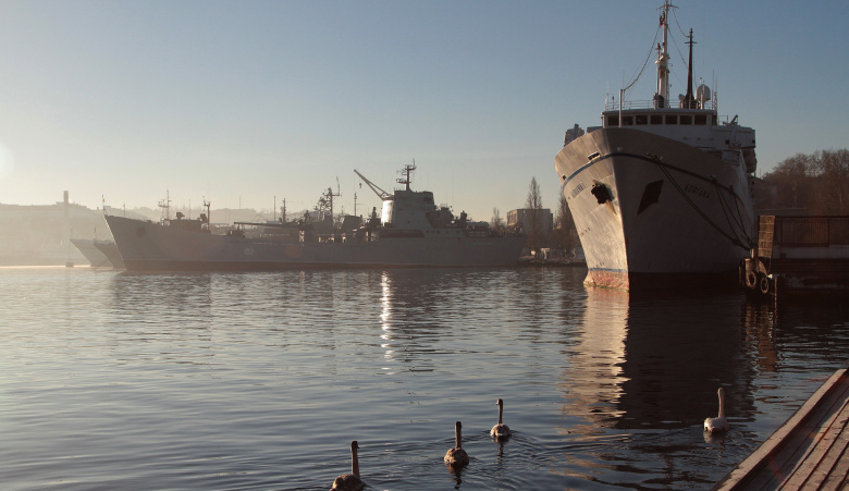 Севастополь, вид с Графской пристани на Южную бухту.