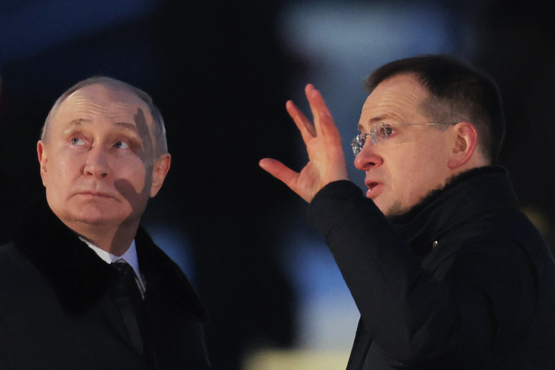 Владимир Путин и Владимир Мединский