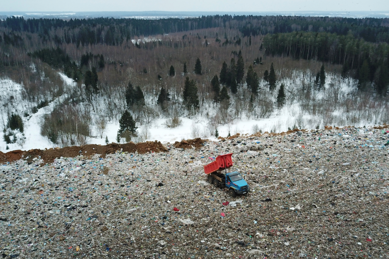 Полигон твердых бытовых отходов Ядрово, Московская область. Фото: Максим Блинов / РИА Новости
