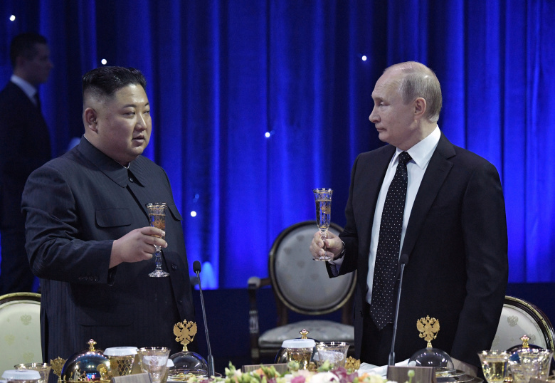Ким Чен Ын и Владимир Путин. Фото: Alexei Nikolsky / Kremlin / Sputnik / Reuters