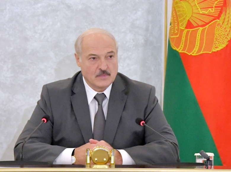 Александр Лукашенко  на заседании Совета безопасности республики. Фото:  Andrei Stasevich / Belta / EPA / TASS