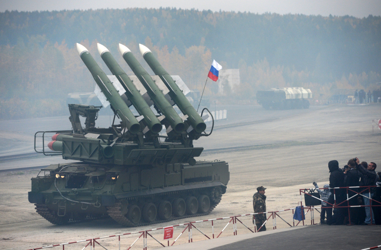 Зенитный ракетный комплекс «Бук-М1». Фото: Павел Лисицын / РИА Новости