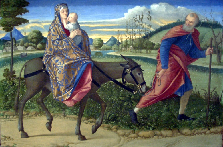 Бегство в Египет. Витторе Карпаччо (Венеция, ок. 1515)