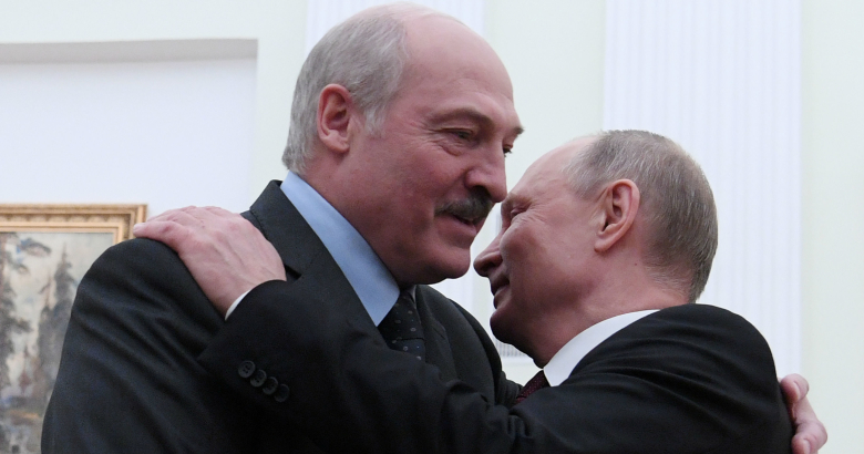 Александр Лукашенко и Владимир Путин. Фото: Kirill Kudryavtsev / Reuters