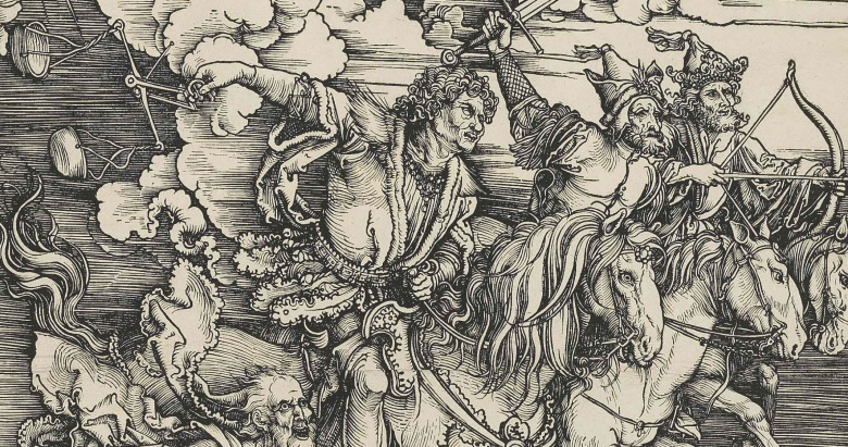 Альбрехт Дюрер: Четыре всадника Апокалипсиса, 1496—1498.