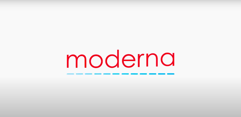 Логотип компании Moderna.