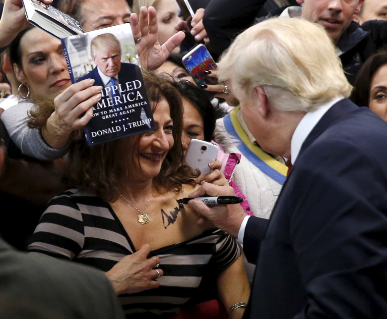 Дональд Трамп во время предвыборной кампании. Фото: Gary Cameron / Reuters
