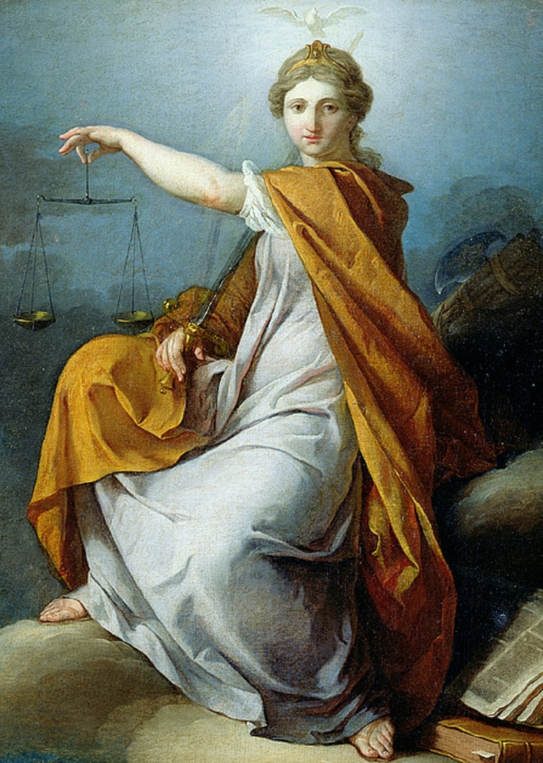 Пьер Сюблейра, «Правосудие» (18 век)