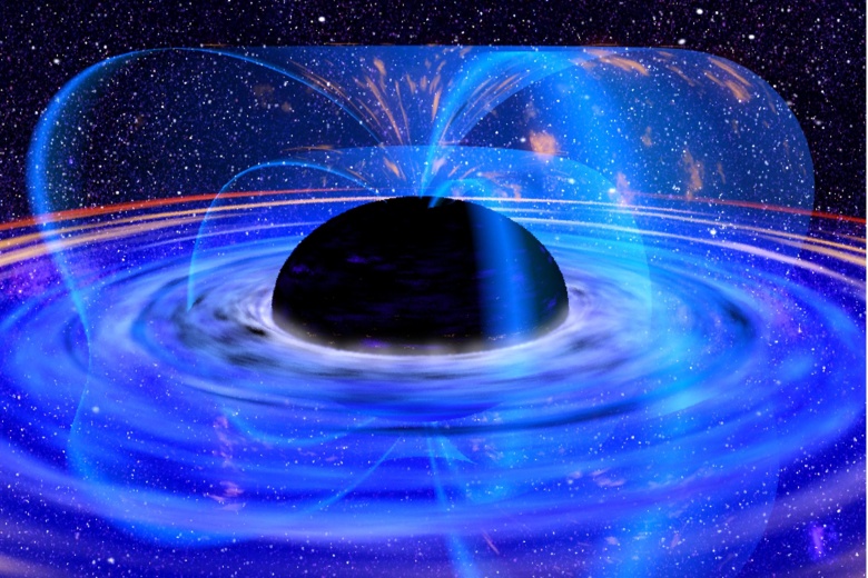 Что за шум в соседней галактике? Это диск горячей плазмы вращается вокруг черной дыры!