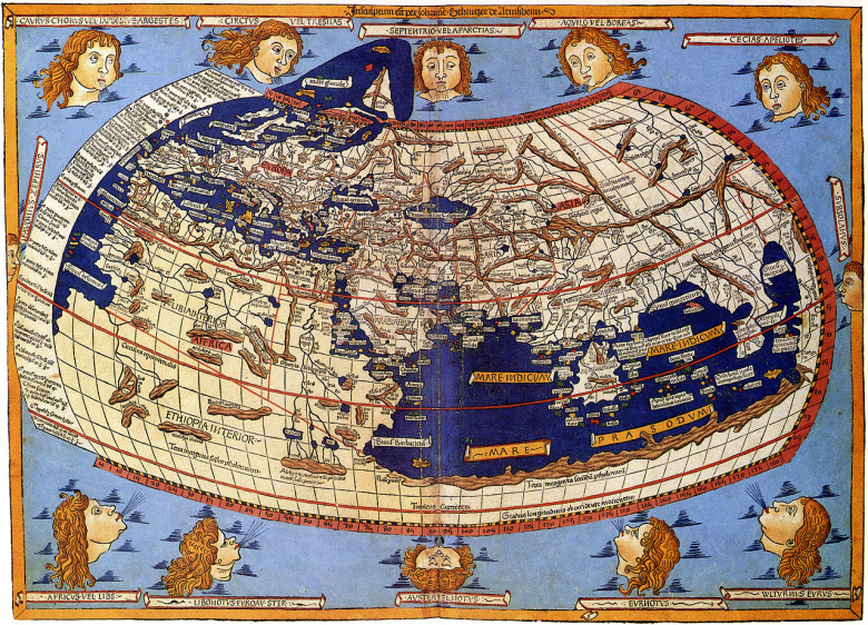 Космография Птолемея, картографа Николая Германуса, 1482