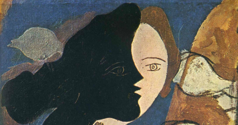 Фрагмент картины Жоржа Брака "Двойная фигура"