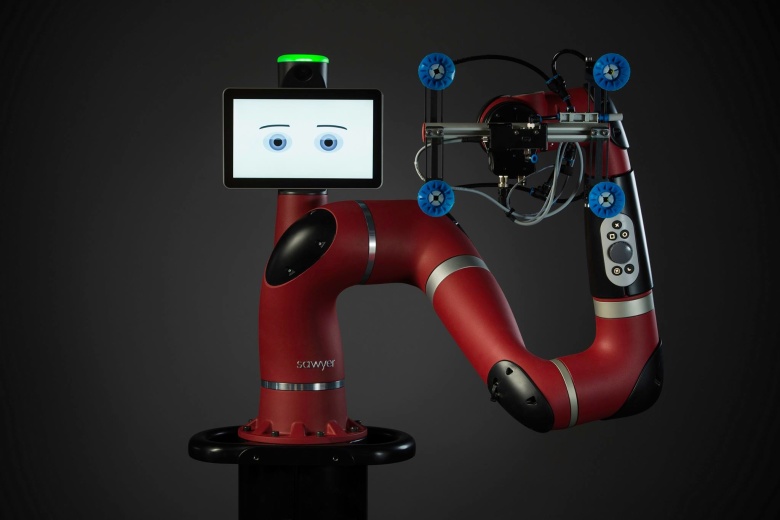 Робот Baxter, созданный для выполнения рутинной работы на конвейере. Фото: rethinkrobotics.com