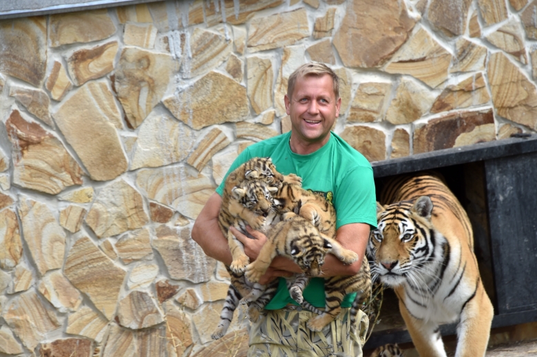 Директор зоопарка «Сказка» и парка львов «Тайган» Олег Зубков.