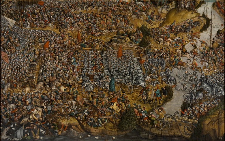 Битва под Оршей, полотно Ганса Крелла (предположительно), 1524-1530 годы