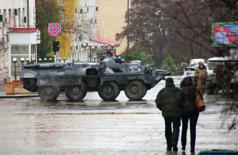 Военнослужащие Луганской народной республики в Луганске. Фото: РИА Новости