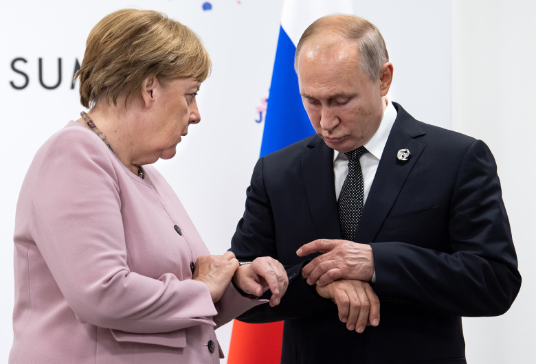 Ангела Меркель и Владимир Путин. Фото: Bernd von Jutrczenka / DPA / Global Look Press