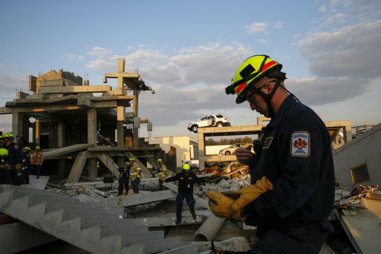 Спасатели устраняют последствия землетрясения в Джорджии, США. Фото: Shannon Stapleton / Reuters
