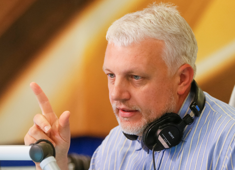 Журналист Павел Шеремет в Киеве