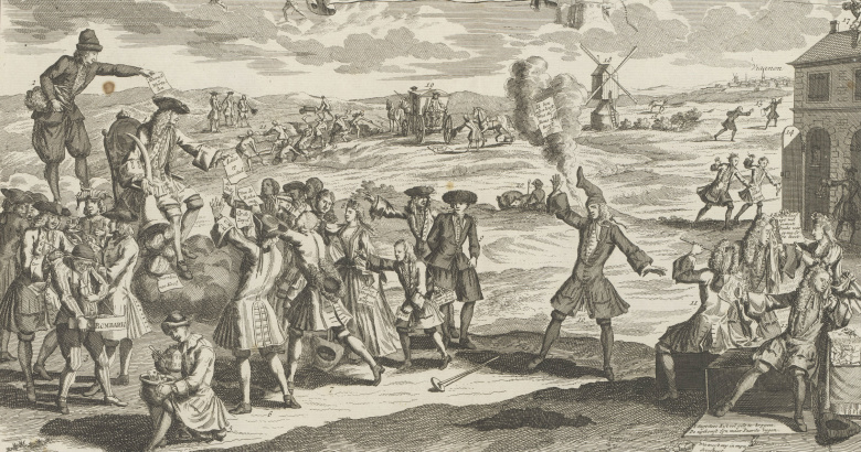 Джон Лоу, 1720 год. Иллюстрация: europeana.eu