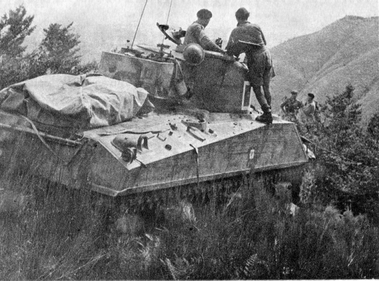Танк Sherman из 6-й южноафриканской танковой дивизии (1944). Фото: Wikipedia