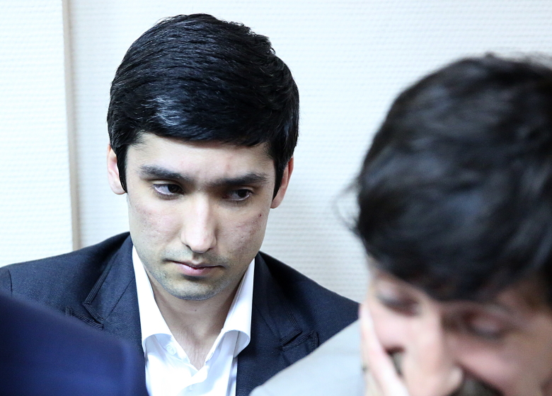 Сын вице-президента «Лукойла» Руслан Шамсуаров на заседании Гагаринского суда.