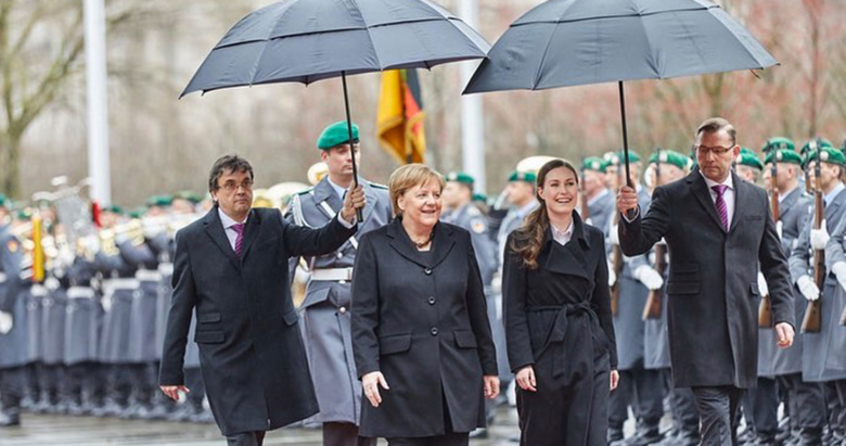 Ангела Меркель и Санна Марин. Фото: sannamarin / instagram.com